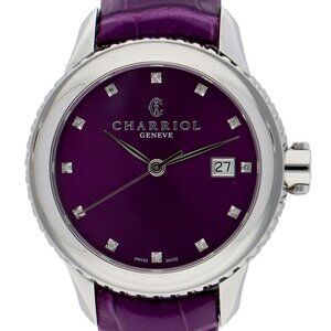 CHARRIOL Watches C036Q Stainless Steel Quartz Genuine box